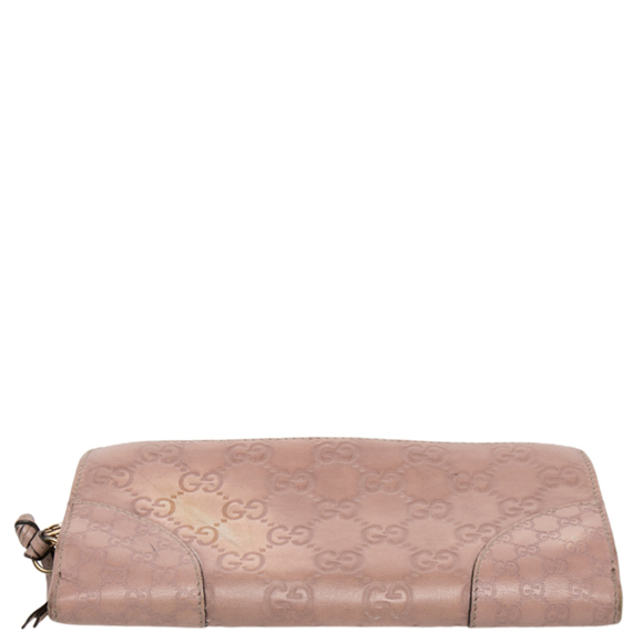 GUCCI Beige ssima Leather Bree Bifold Wallet - Picture 6 of 9